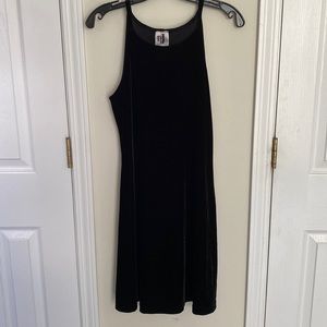 Vintage DJ Int’l Velvet Dress - Black - Small